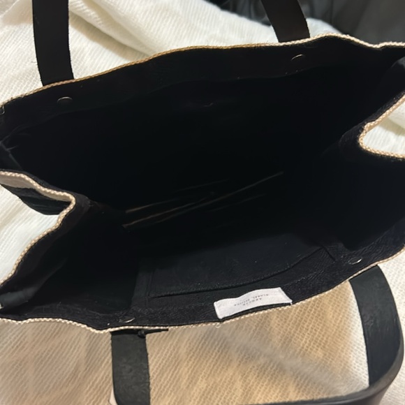 Black and Tan Lunch Tote - Picture 6 of 7